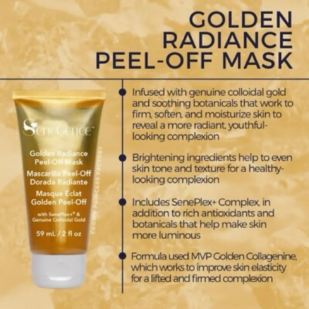 NWT. SeneGence Golden Radiance Peel-Off Mask